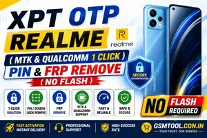 XPT OTP Realme ( MTK  qualcomm 1 Click ) Pin FRP REMOVE (NO FLASH )